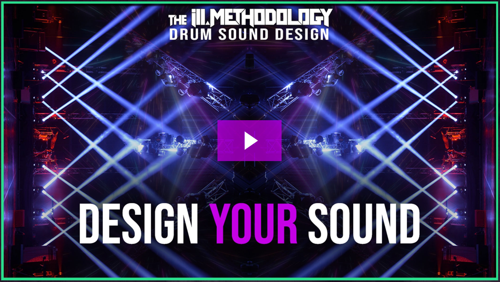 Learn to make drum beats and drum sounds with the iLL.Methodology Drum Sound Design at Producer Dojo