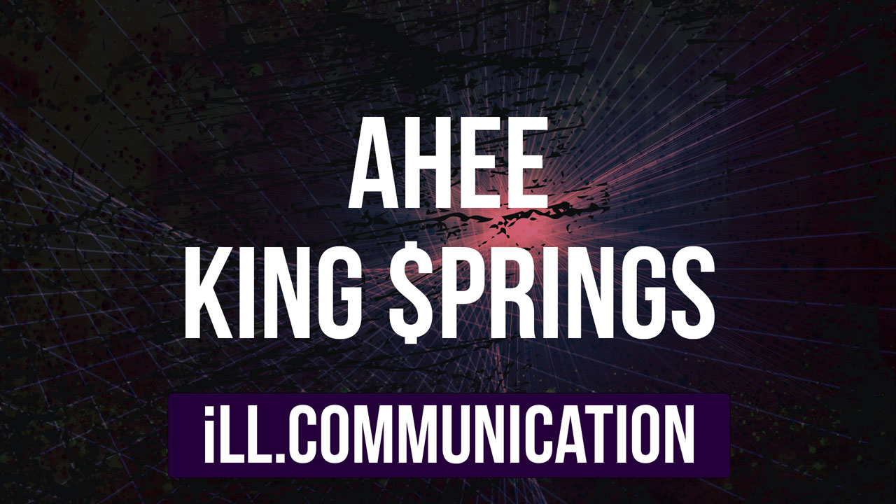 New edm music release and edm artist Ahee and King $prings
